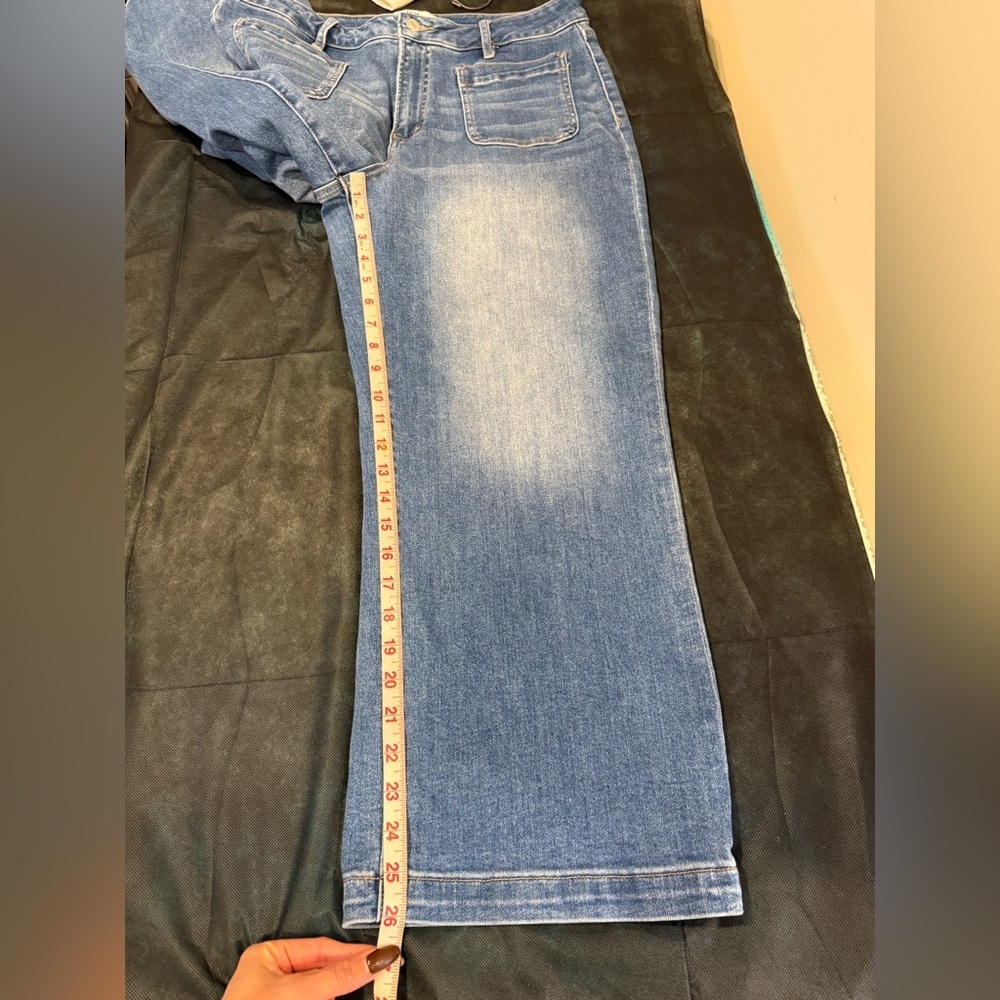 🔥NWOT Mica Blue Denim Women's Loose Fit Jeans Sz 31🔥 - Picture 5 of 8